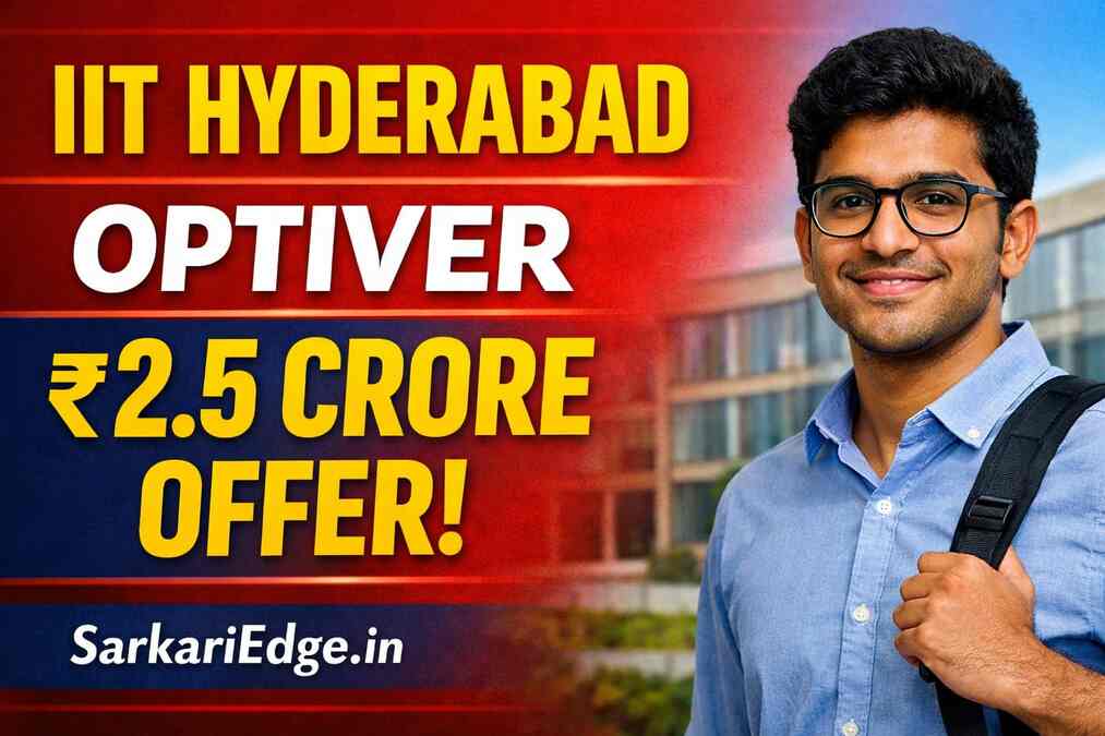 optiver,IIT Hyderabad Placement 2026, Optiver Placement News, IIT Hyderabad Highest Package, IIT Hyderabad Student Success Story, Optiver Job Offer India, ₹2.5 Crore Package IIT, Engineering Placement News, International PPO Offer, IIT Hyderabad CSE Placement, Tech Jobs 2026