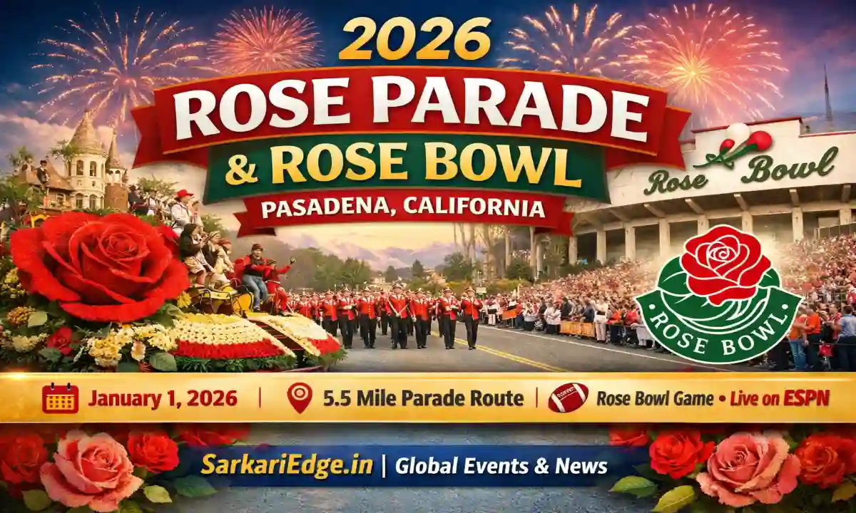 2026 Rose Parade and Rose Bowl Pasadena California